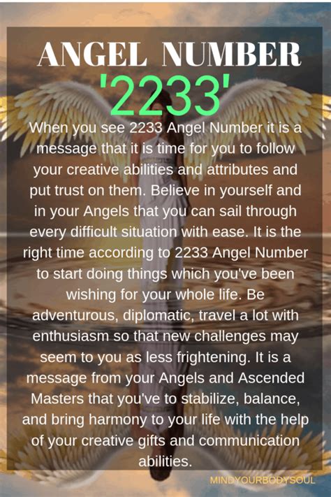 2233 angel number twin flame|2233 Angel Number Meaning: Exploring Its Spiritual。